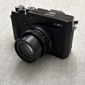 Fuji Fujifilm FinePix X30 12.0MP Digital Camera Black Tested Read Description